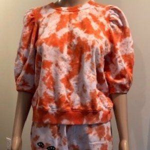 Clare V tie-dyed-effect Crew Neck Sweathshirt